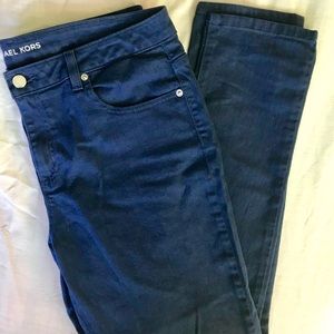 Michael Kors Royal Blue Skinny StretchJean Size 12